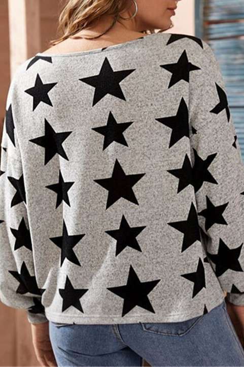 Five-Pointed Star Printed Sweet Versatile T-Shirt