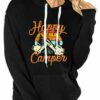 Happy Camper Camper Print Hoodie