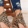 Leopard Antiskid Flat Sandal