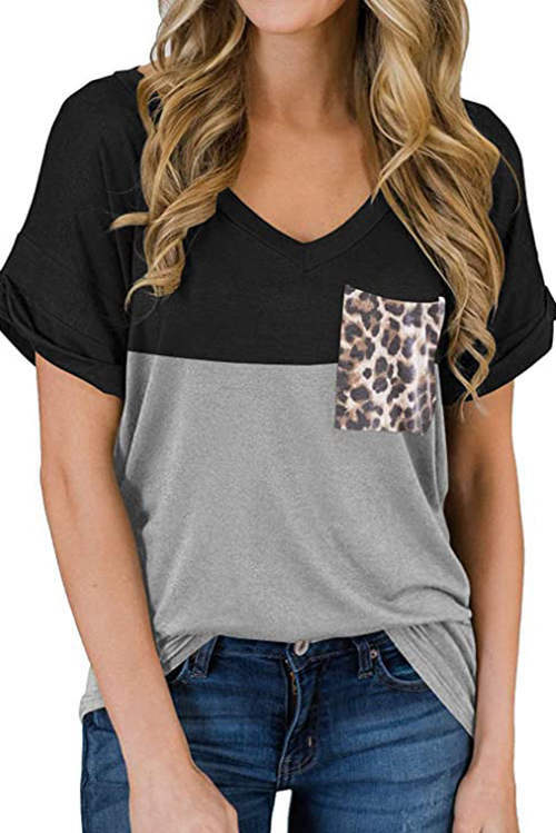 Leopard Pocket T-Shirt
