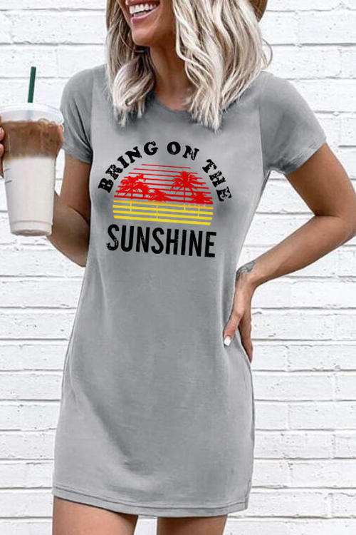 Bring On The Sunshine Mini Dress