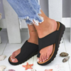 Solid Toe Strap Sandal