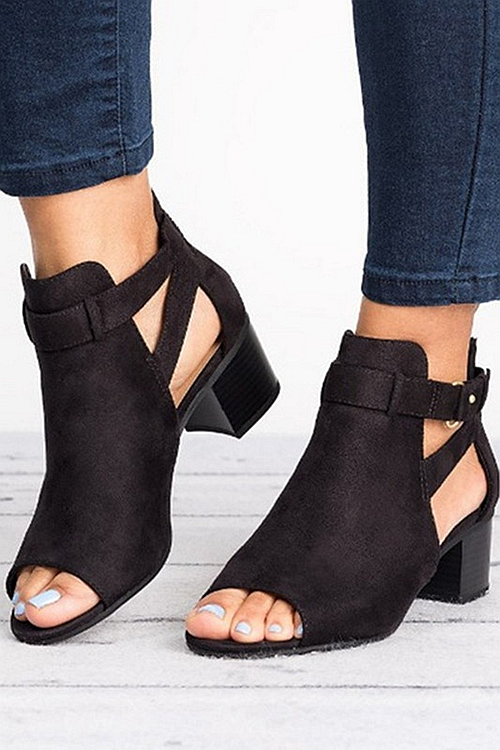 Stylish Thick With Buckles Sandal